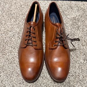 Cole Haan Men's Tan Leather Derbys